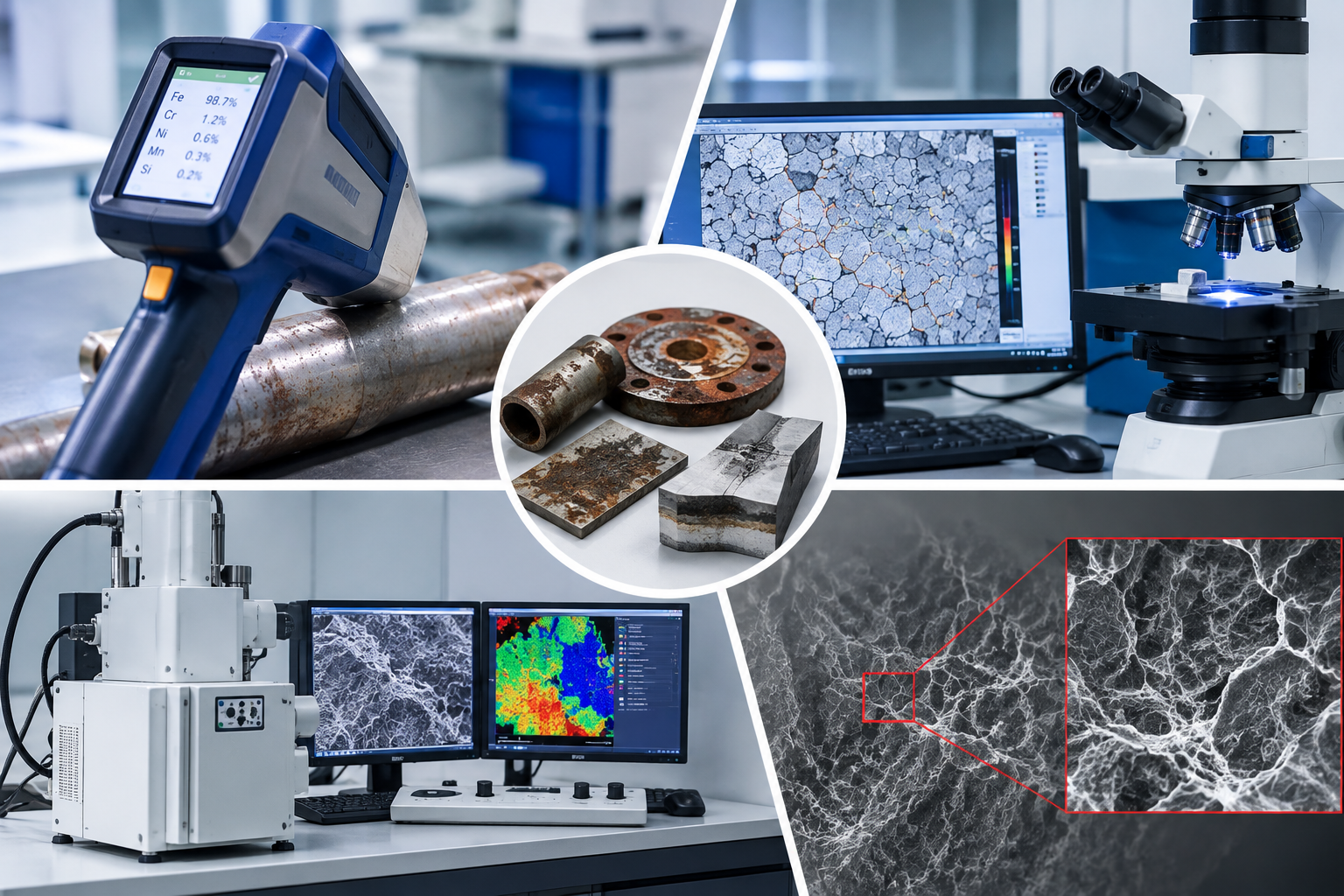 Corrosion testing and metallurgical laboratory analysis