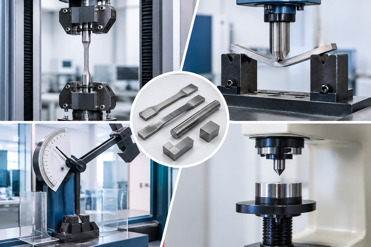 Mechanical testing overview - tensile, bend, impact and hardness testing